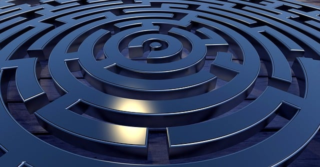 labyrinth, puzzle, maze