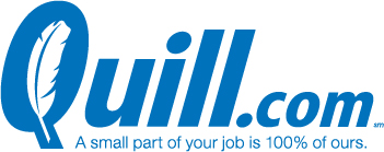 Quill logo, net 30 account,