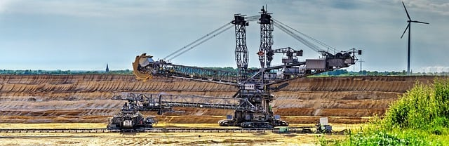 excavators, construction, 