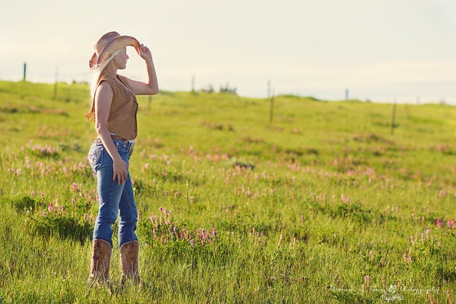 country, girl, portrait