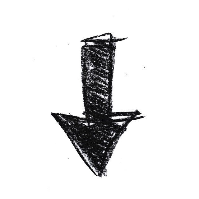 arrow, handwork, left