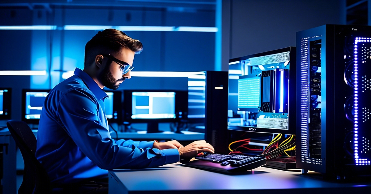 ai generated, desk, computer, office setup, customers, contact,